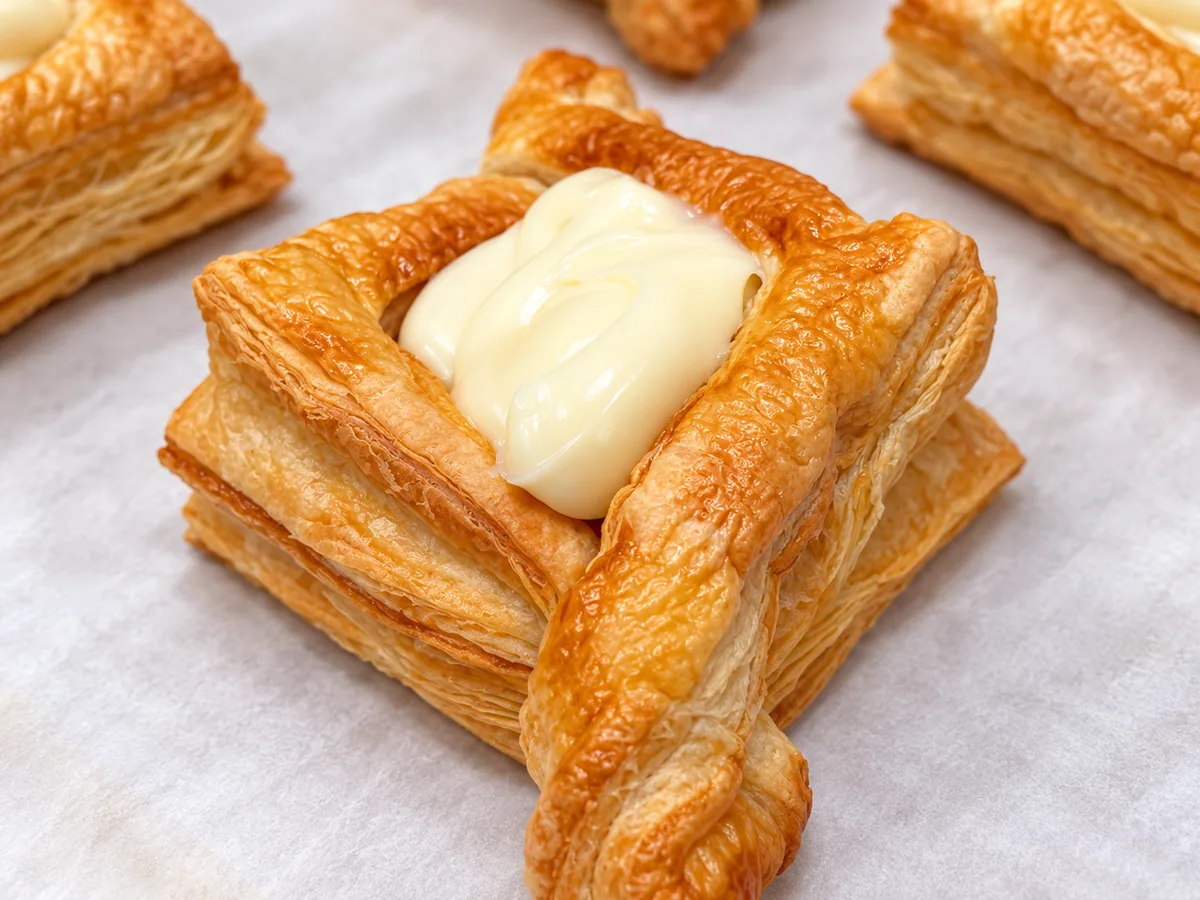 Rose Cottage Baking Co. Boston cream puff pastries